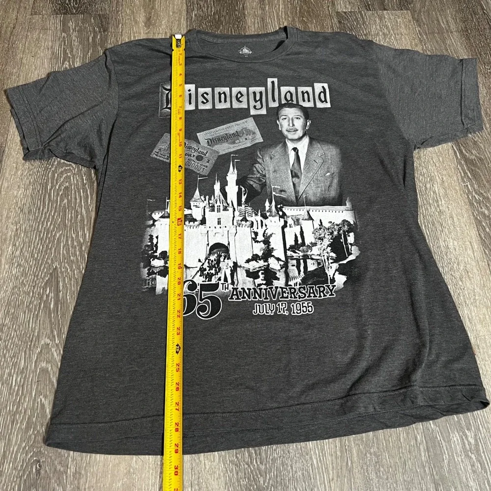 Disneyland 65th Anniversary Annual Passholder Walt Disney T-Shirt Mens XL Rare - Picture 5 of 9
